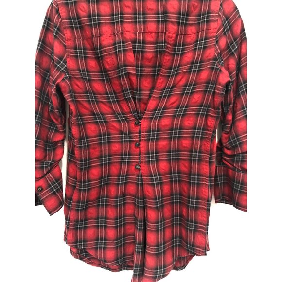 Elizabeth and James Plaid Button-Down Shirt - Picture 7 of 12